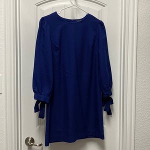 Banana Republic Petite Tie Cuff Shift Dress